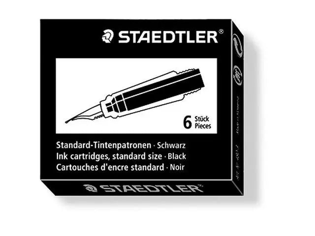 Refill STAEDTLER Svart 6/fp - Primmeshiper