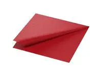 Servett DUNI 1-lags 33x33cm Röd 500/fp - Primmeshiper