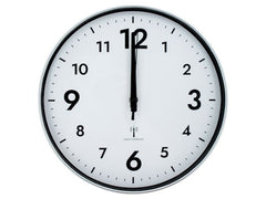 Väggur radiokontroll. Ø30 silver - Primmeshiper