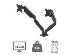 Monitorarm FELLOWES Platinum gas dubbel - Primmeshiper