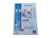 Aktmapp EXACOMPTA A4 0,11mm klar 100/fp Primmeshiper