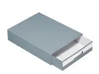 Förvaringslåda ESSELTE standard grå/grå Primmeshiper