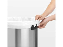 Papperskorg BRABANTIA Push 60L Stål - Primmeshiper