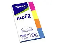 Indexfilm LYRECO 20x45mm sort.färg 4/fp - Primmeshiper