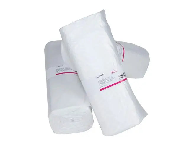 Papperskorgspåse HD 80L 12my vit 50/RL - Primmeshiper