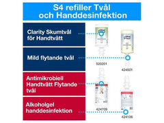 Dispenser TORK S4 Tvål INT Sens. svart - Primmeshiper