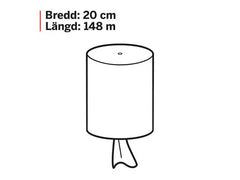 Torkrulle KATRIN M 2L blå 148m - Primmeshiper