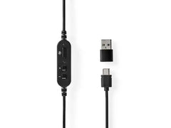Datorheadset NEDIS CHSTU210BK USB-A/C - Primmeshiper