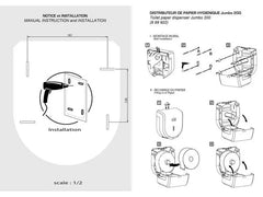 Dispenser LYRECO Jumbo 400 vit - Primmeshiper