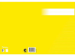 Skrivhäfte A4 linjerat 8,5mm gul - Primmeshiper