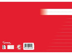 Skrivhäfte A5 ½ sida linj 14,5mm röd - Primmeshiper