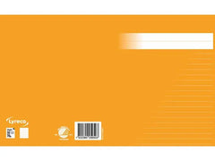 Skrivhäfte 17x21cm linj. 8,5mm orange - Primmeshiper