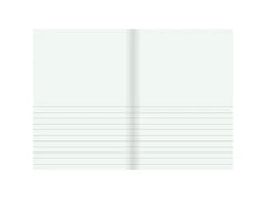 Skrivhäfte A5 ½ sida linj 8,5mm blå - Primmeshiper