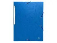 Gummibandsmapp EXACOMPTA 3kl A4 425g blå - Primmeshiper