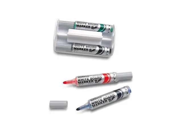 Whiteboardtorkare PENTEL med 4 WB pennor - Primmeshiper