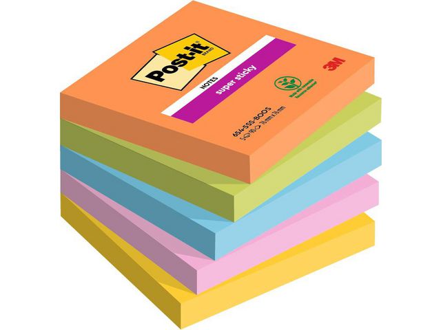 Notes POST-IT SS Boost 76x76 5/fp - Primmeshiper