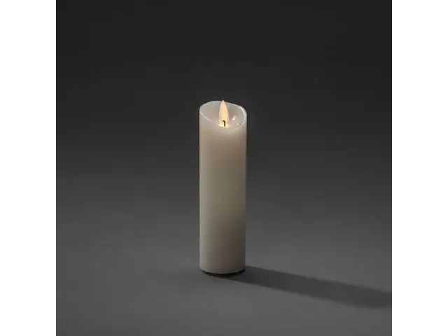 Vaxljus 5x17,8 cm LED vitt - Primmeshiper