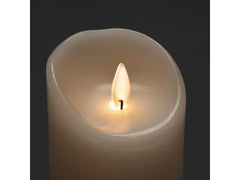 Vaxljus 5x17,8 cm LED vitt - Primmeshiper