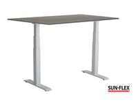 Bord SUN-FLEX VI höj/sänk 160x80 vit/grå - Primmeshiper
