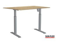Bord SUN-FLEX II höj/sänk 120x80 grå/bjö - Primmeshiper