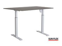 Bord SUN-FLEX II höj/sänk 160x80 vit/grå - Primmeshiper