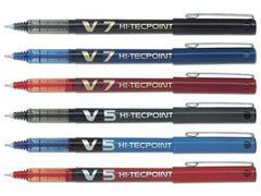 Bläckkulpenna PILOT Hi-Tec V5 Grip svart - Primmeshiper