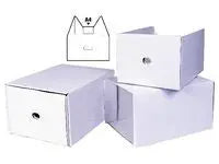 Arkivbox A4 315x220x160mm del-1 vit - Primmeshiper