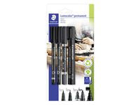 Märkpennor LUMOCOLOR Mix set 4/fp - Primmeshiper