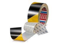 Golvtejp Anti-Scratch 50mmx20m gul/svart - Primmeshiper