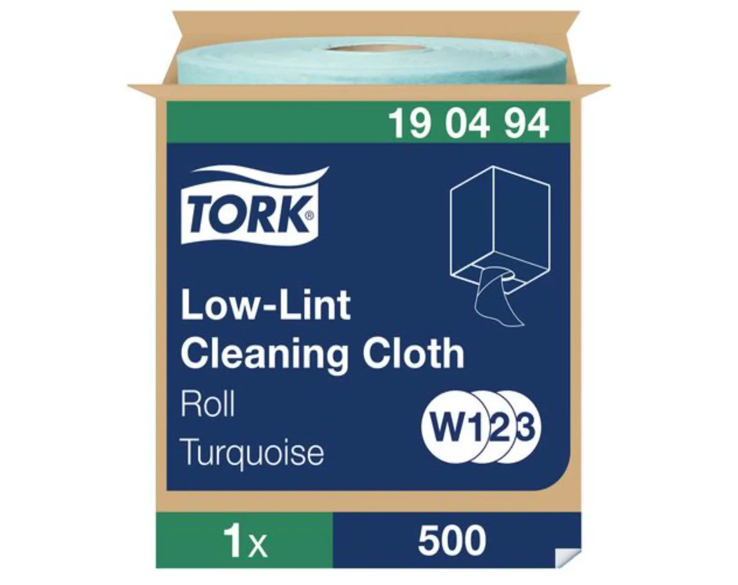 Rengöringsduk TORK Pre W1/2/3 turkos - Primmeshiper