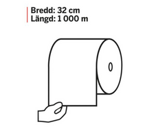 Industritork KATRIN XL brun 1000m - Primmeshiper