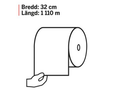 Industritork KATRIN Plus XL vit 1110m - Primmeshiper