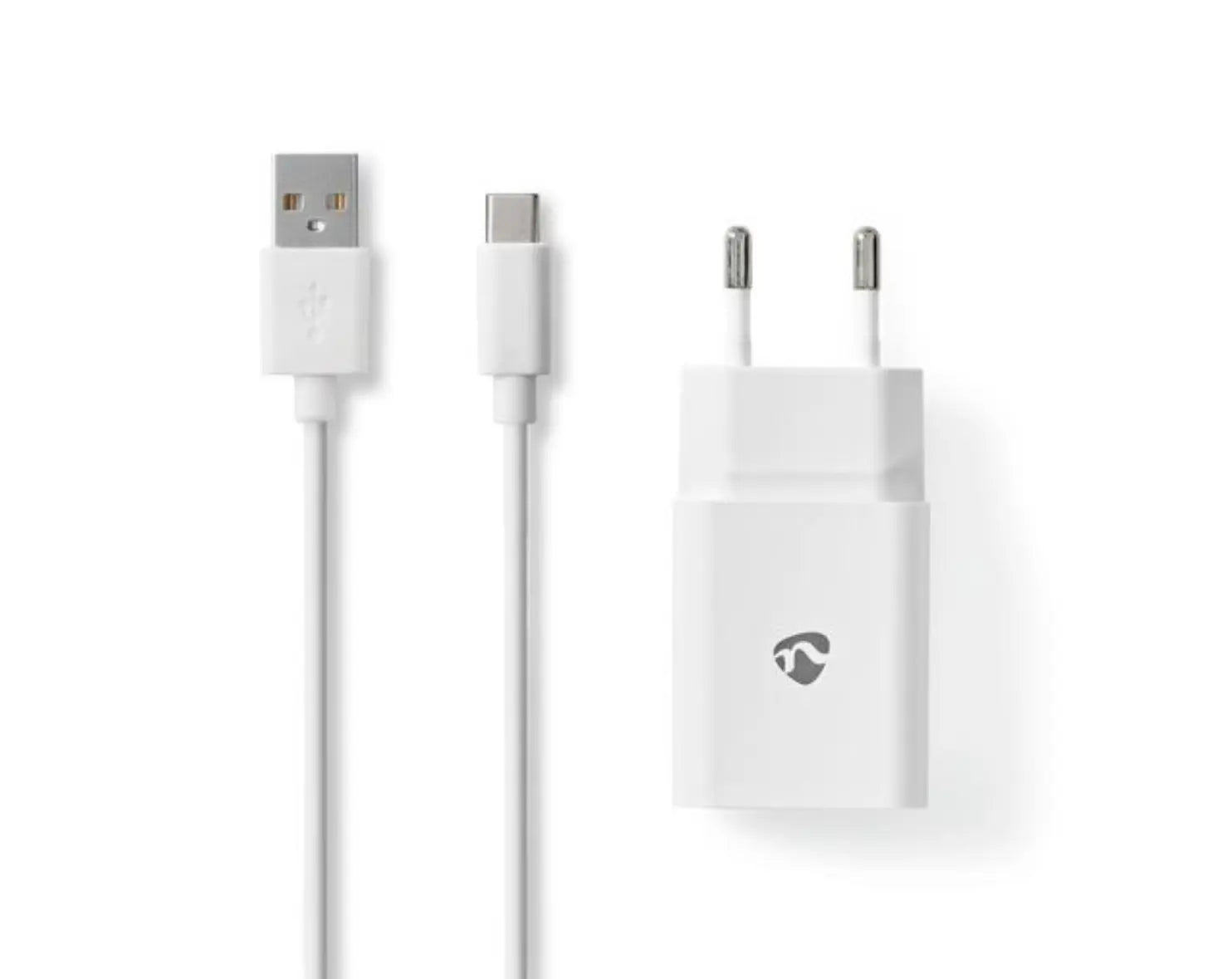 Laddare vägg NEDIS 2.4 A USB-C 1m vit - Primmeshiper