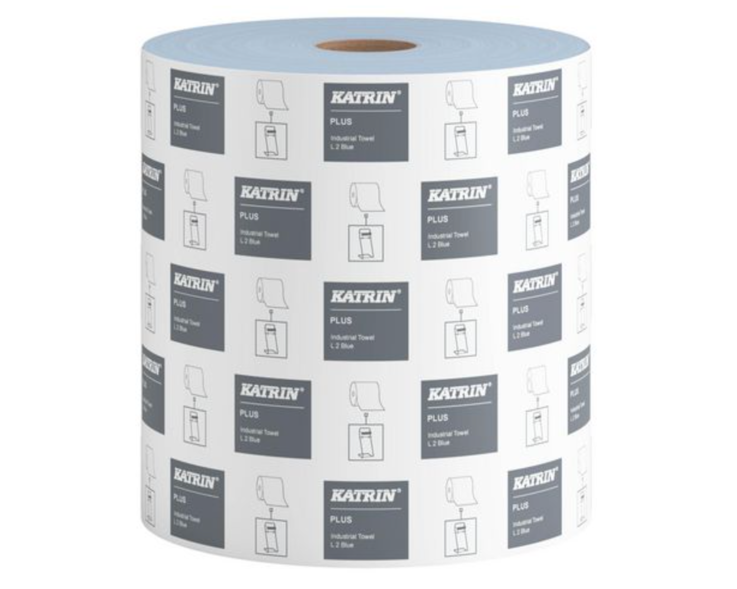Industritork KATRIN Plus L blå 344m - Primmeshiper