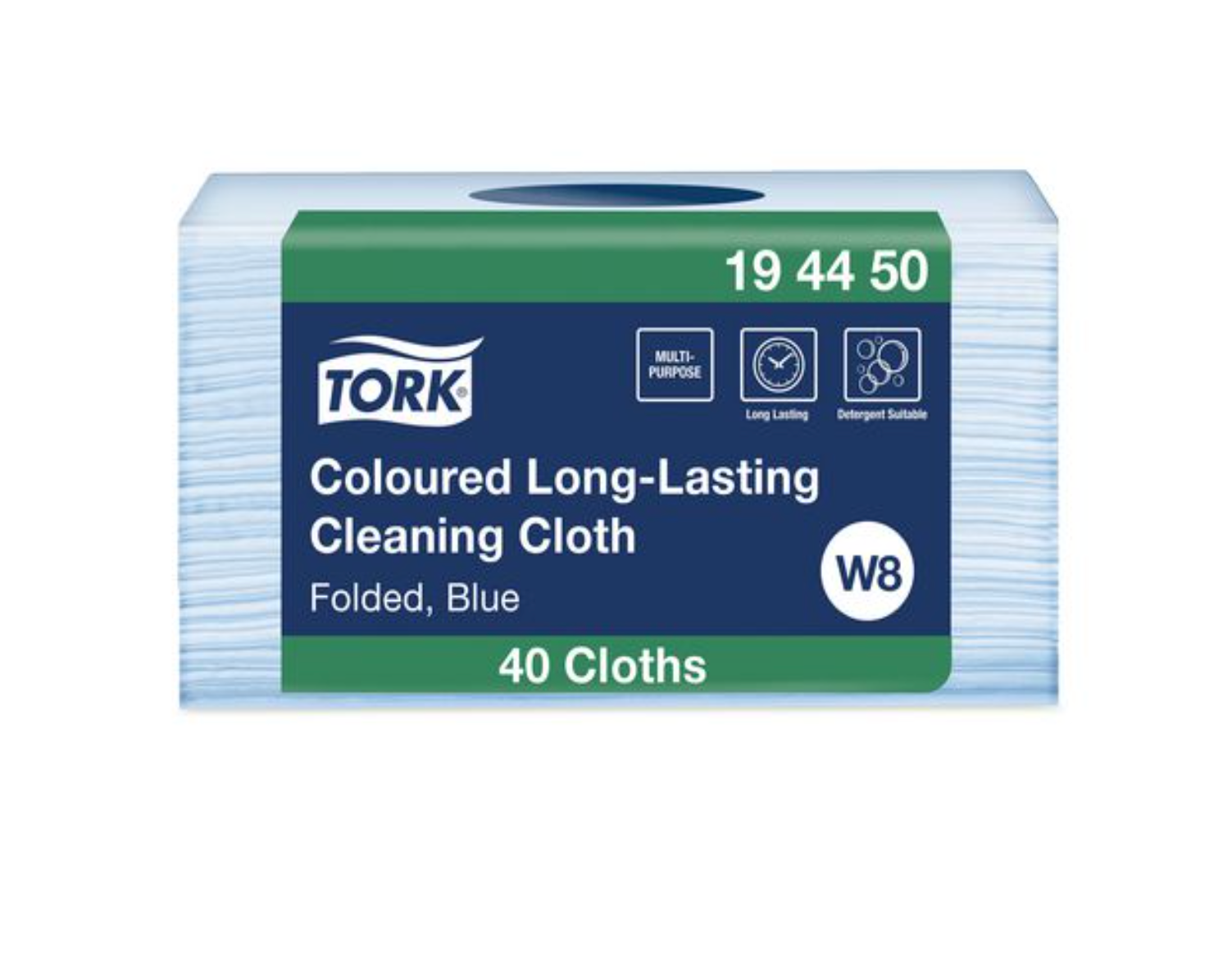 Rengöringsduk TORK Pre W8 blå 40/fp - Primmeshiper